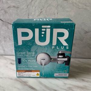 PUR Plus Faucet Mount Water Filtration System – Chrome Finish (Used Once)